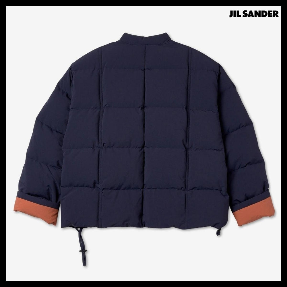 【Jil Sander】Oversized Quilted Down Jacket Navy
