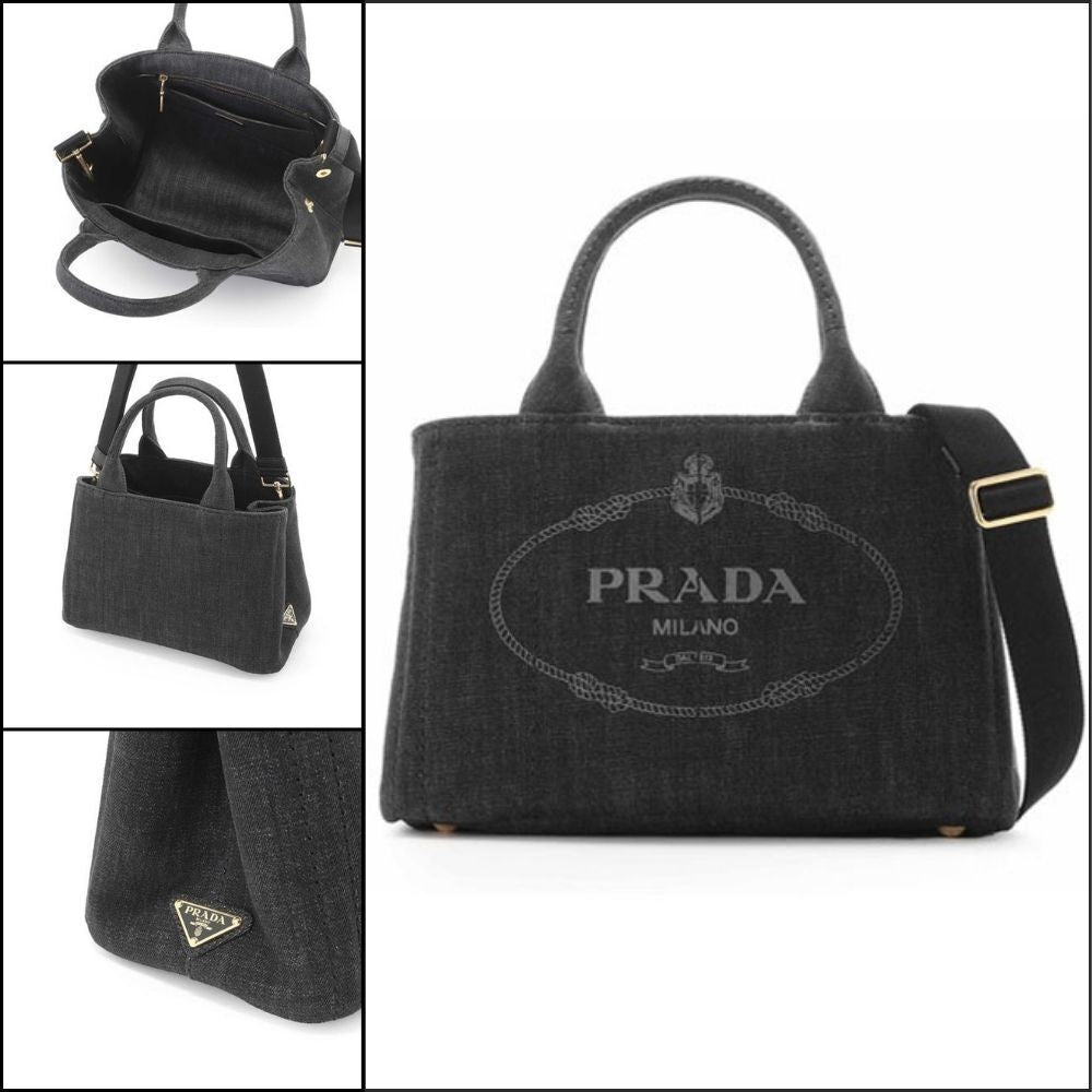 【PRADA】Denim Tote Bag