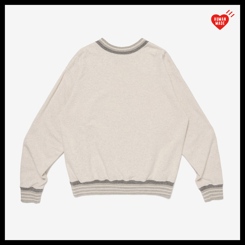【HUMAN MADE】STRIPED RIB SWEATSHIRT 2 Colors