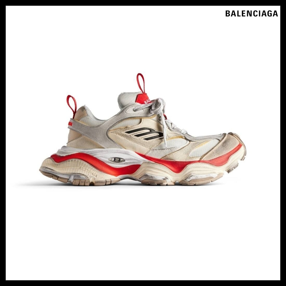 【BALENCIAGA】Cargo Sneaker Beige Grey Red