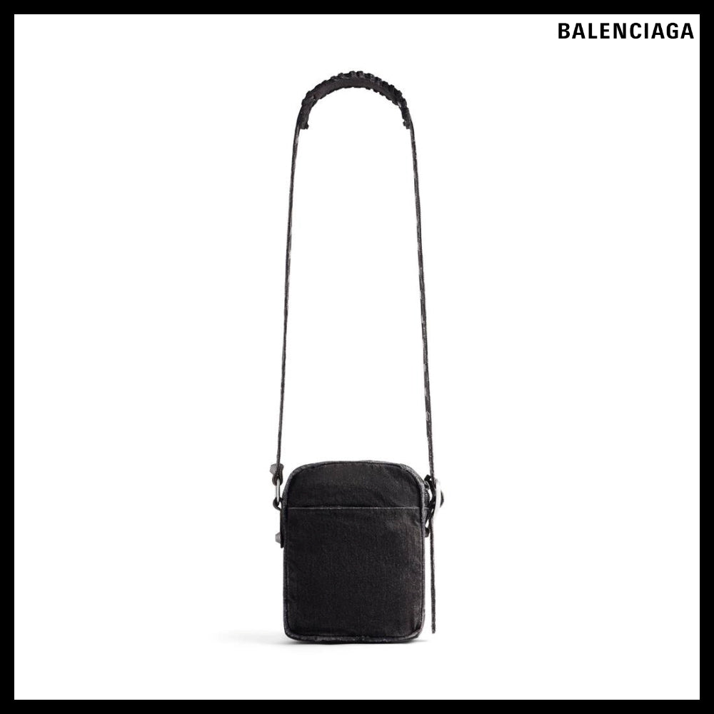 【BALENCIAGA】LE CAGOLE CROSSBODY BAG DENIM