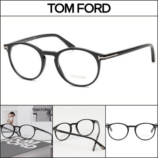 【TOM FORD】Round Horn-Rimmed Eyeglasses Fashion