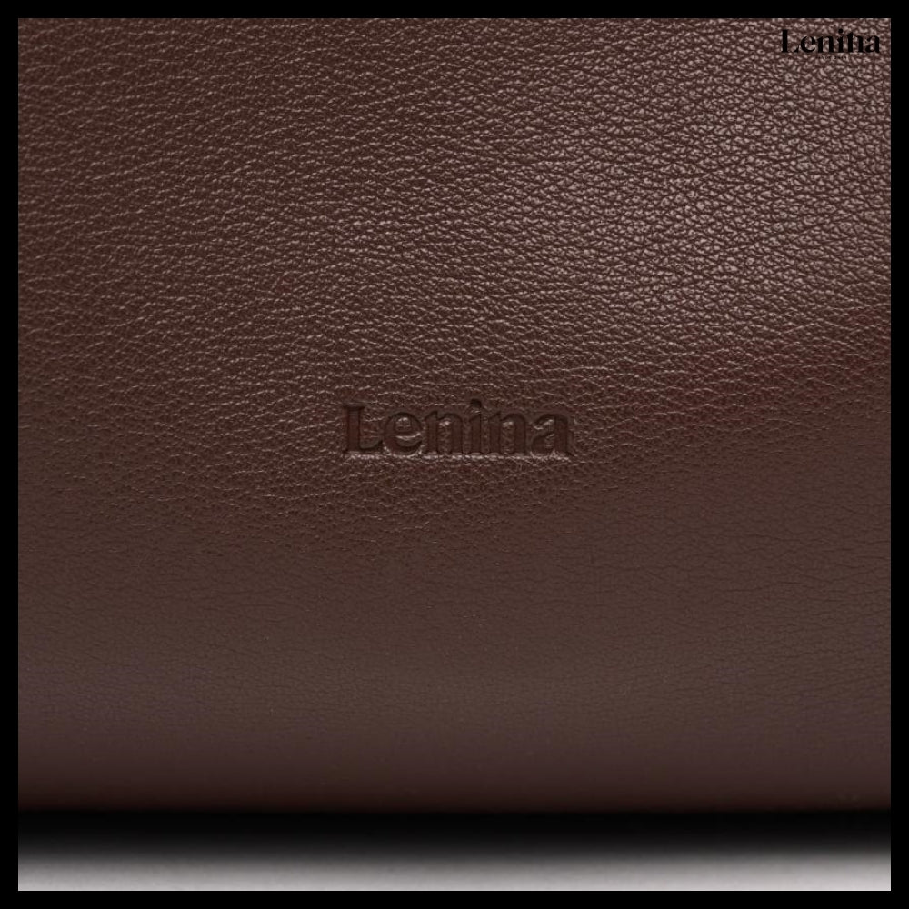 【LENINA】Floria Shoulder Cross Bag Mocha