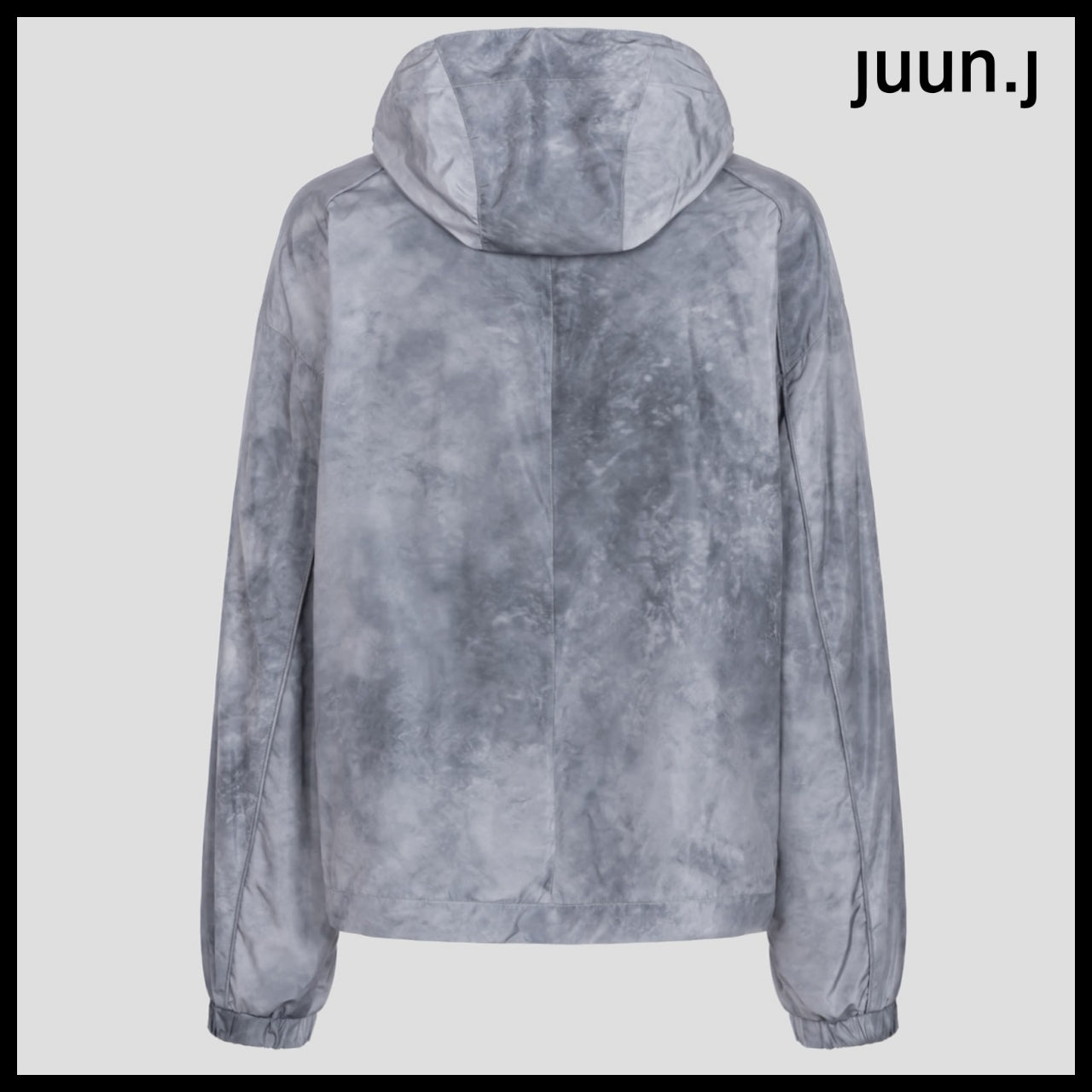 【JUUN.J】Dye Print Hood Jumper Gray