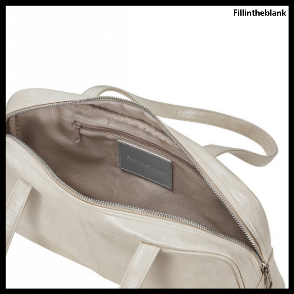 【FILL IN THE BLANK】TRAPEZOID BAGUETTE SHOULDER BAG 3COLORS