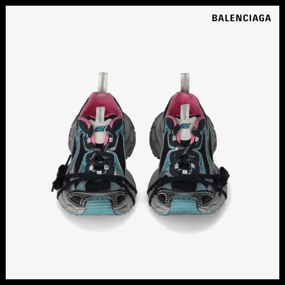 【BALENCIAGA】3XL Sneakers Grey Mix Blue Pink