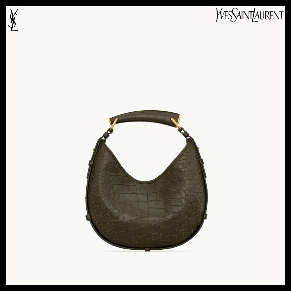 【Saint Laurent】Alligator Leather MOMBASA Small Bag