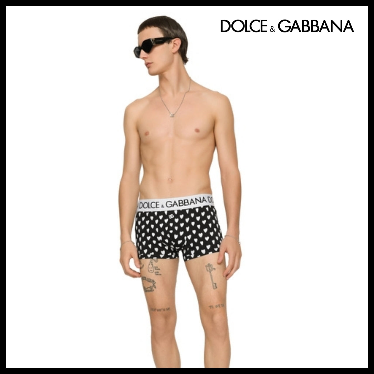 【Dolce & Gabbana】TWO-PACK PLAIN & PATTERN STRETCH COTTON