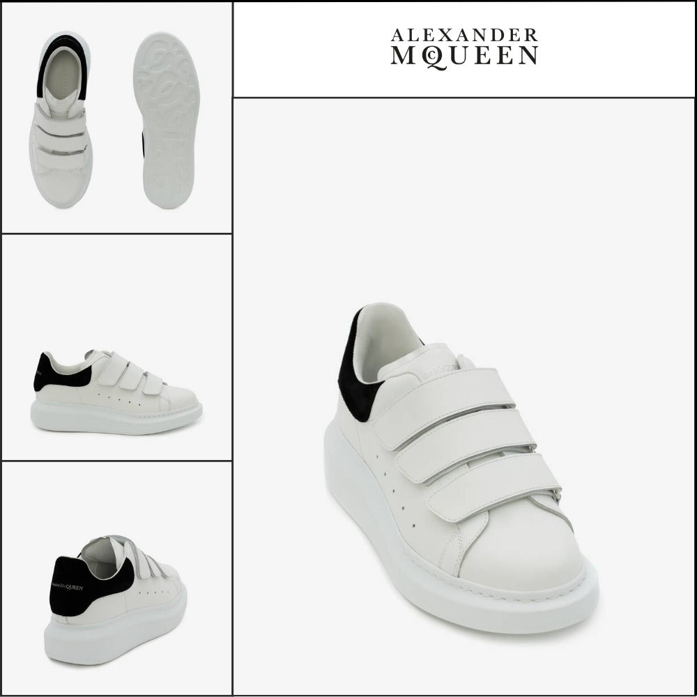 【Alexander Mcqueen】Oversized Triple Strap Sneaker White
