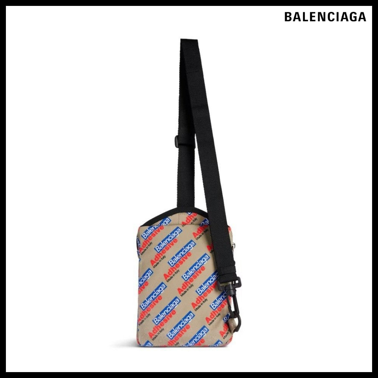 【BALENCIAGA】Explorer Crossbody Messenger Bag Multicolor