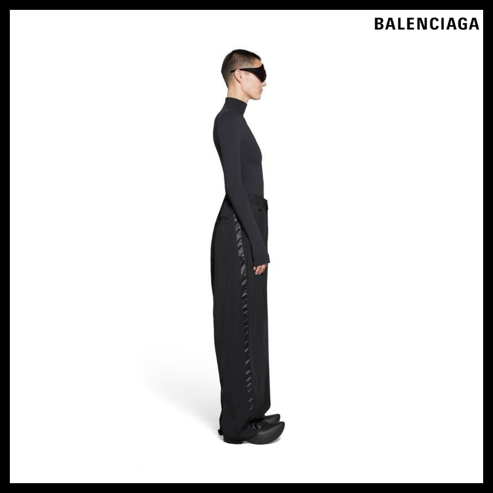 【BALENCIAGA】Skater Tuxedo Trouser Black