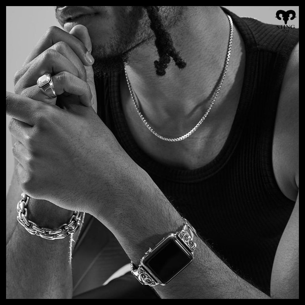 【STING925】Sting Apple Watch Stud Band