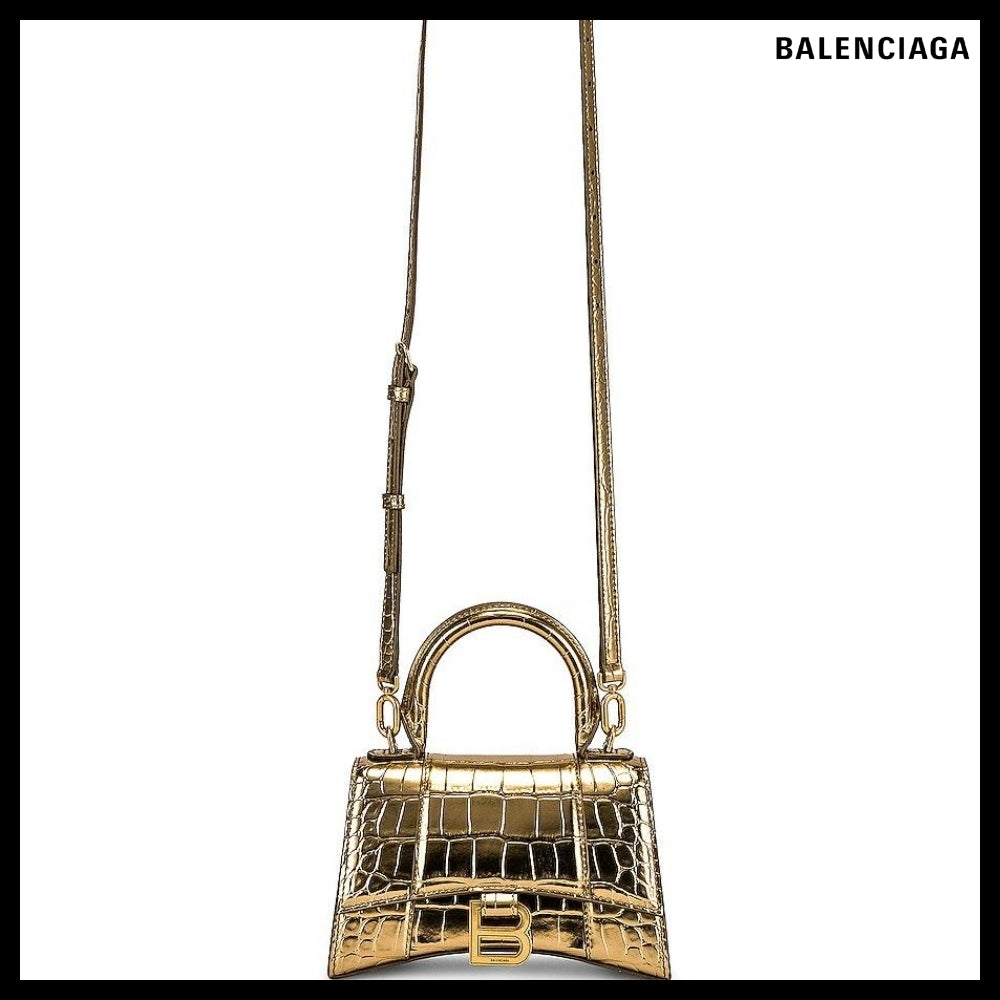 【BALENCIAGA 】Hourglass XS Top Handle Bag