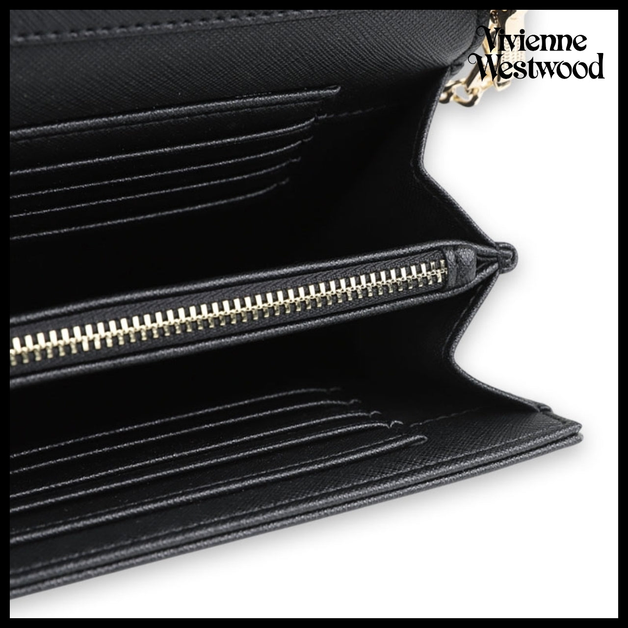 【Vivienne Westwood】Crossbody Wallet Bag Black