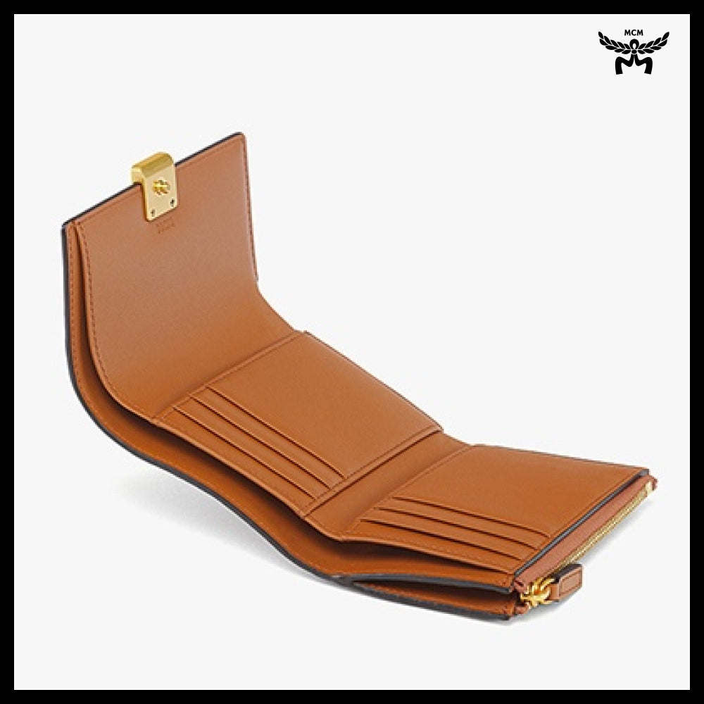 【MCM】Aren visetos trifold wallet MYSFSTA02CO