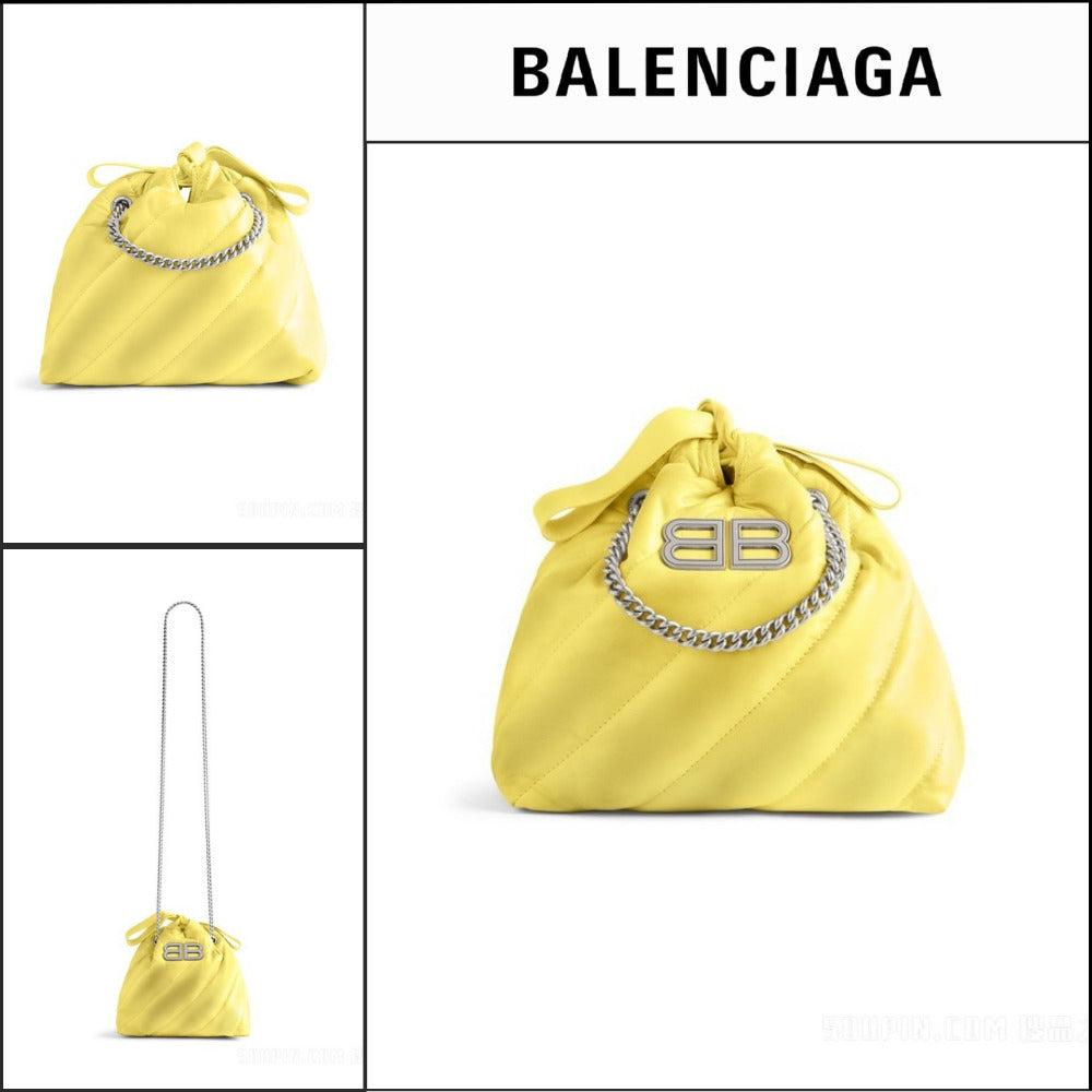 【BALENCIAGA】Crush XS Tote Bag Sprayed Quilted