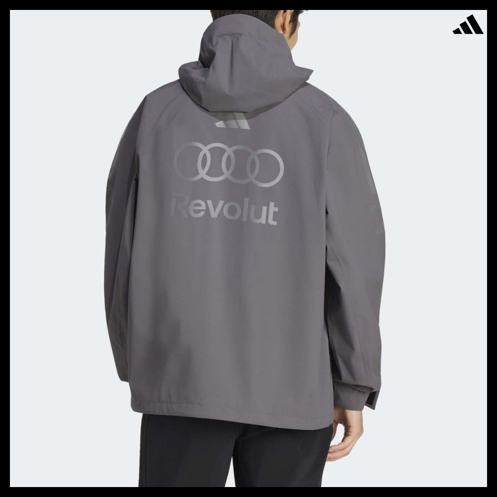 【ADIDAS】F1 Team Engineer & Marketing Rain Jacket Gray