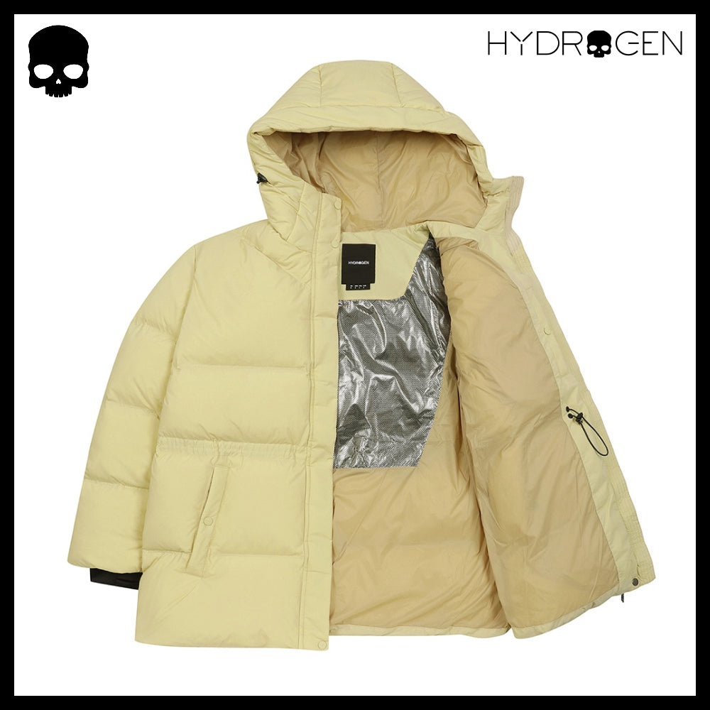 【HYDROGEN】WOMEN HELIUM RDS MID-LENGTH DOWN JACKET BUTTER