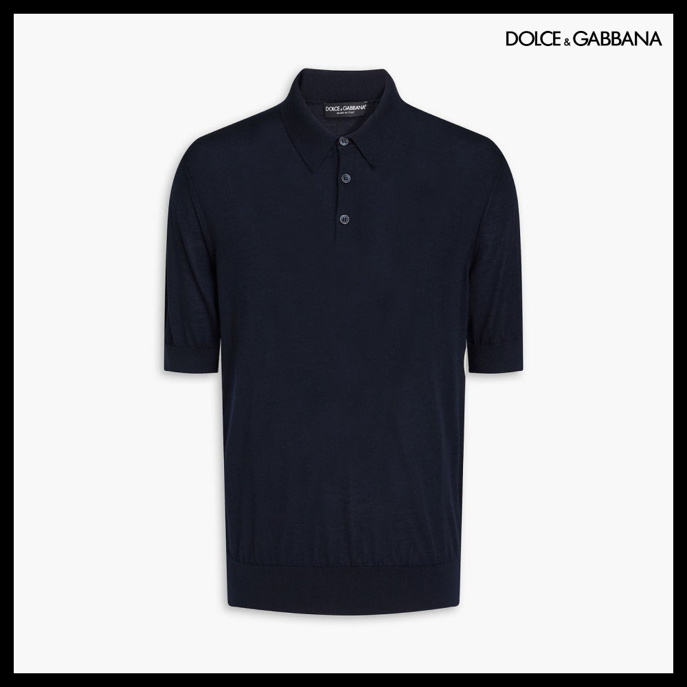 【正規品】Dolce & Gabbana カシミア100％ ポロシャツ