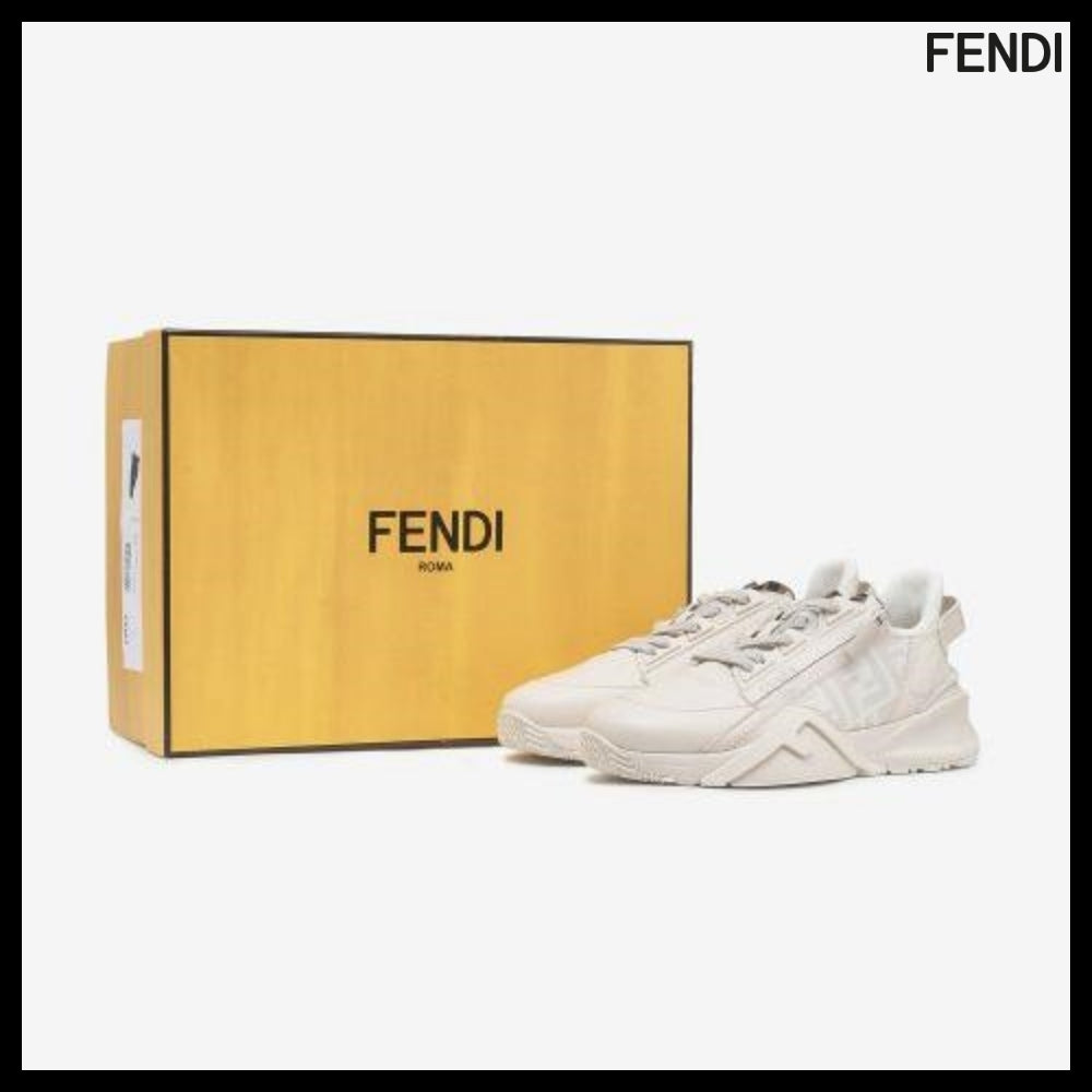 【FENDI】Fendi Flow Sneakers White