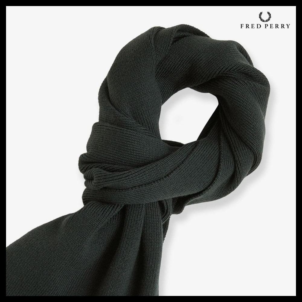 【FRED PERRY】Classic Merino Wool Blended Scarf 3 Colors
