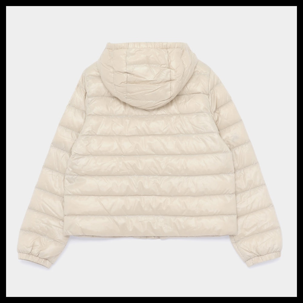 【MONCLER】Patch logo hooded padded girls jacket 597Z8