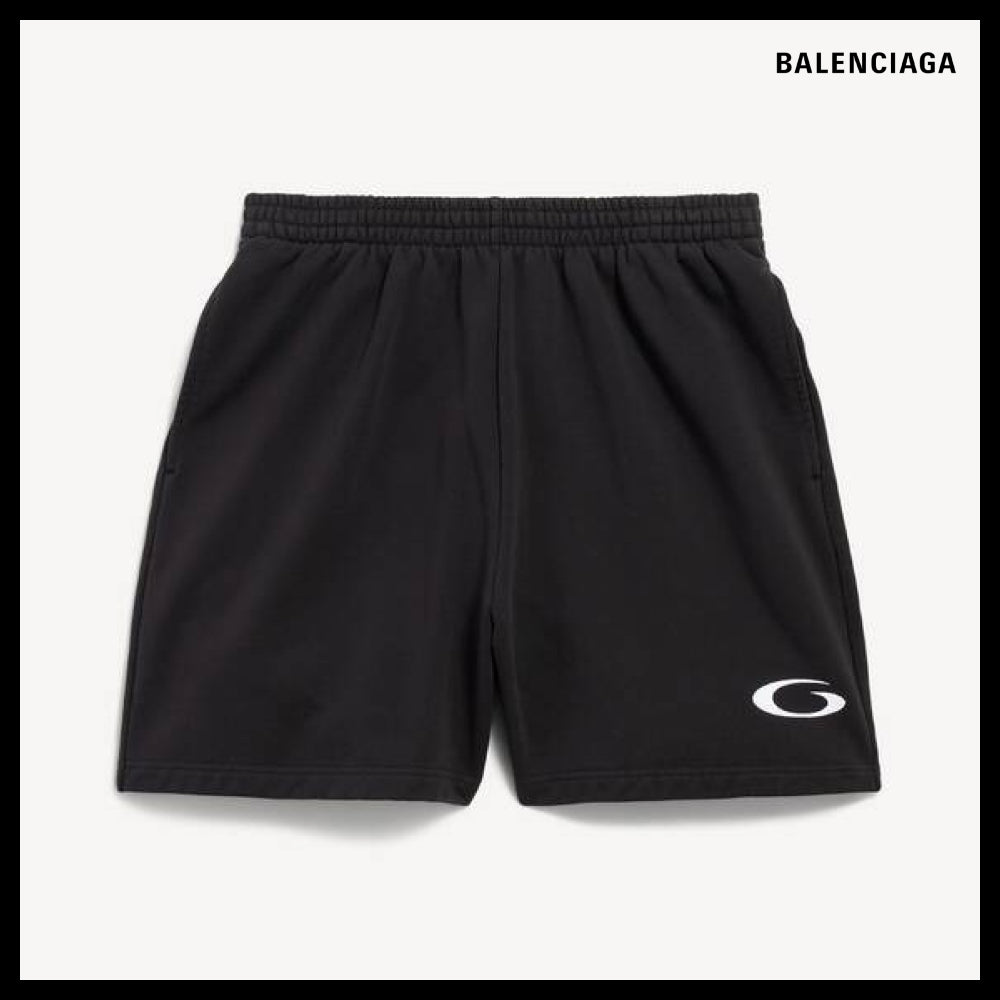 【BALENCIAGA】Political Campaign Sweat Shorts
