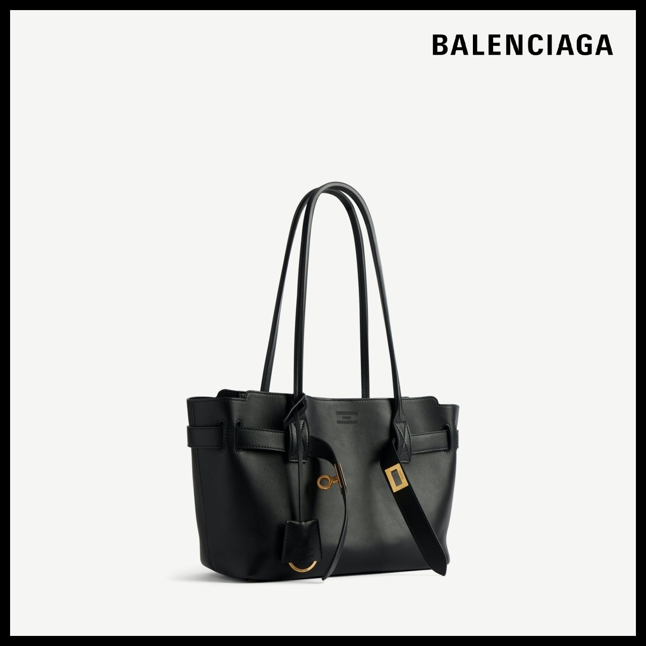 【BALENCIAGA】Bel Air Tote Bag Small Black