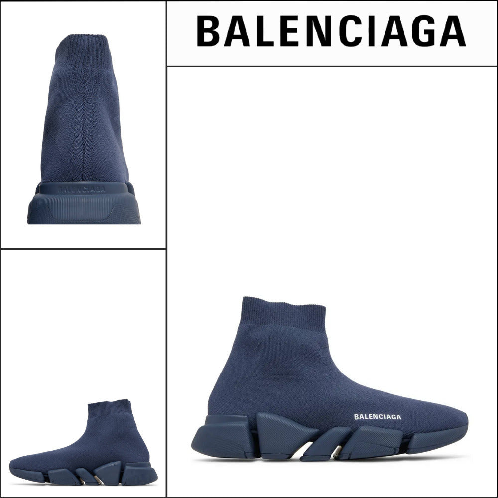 【BALENCIAGA】Speed 2.0 Sneaker Navy