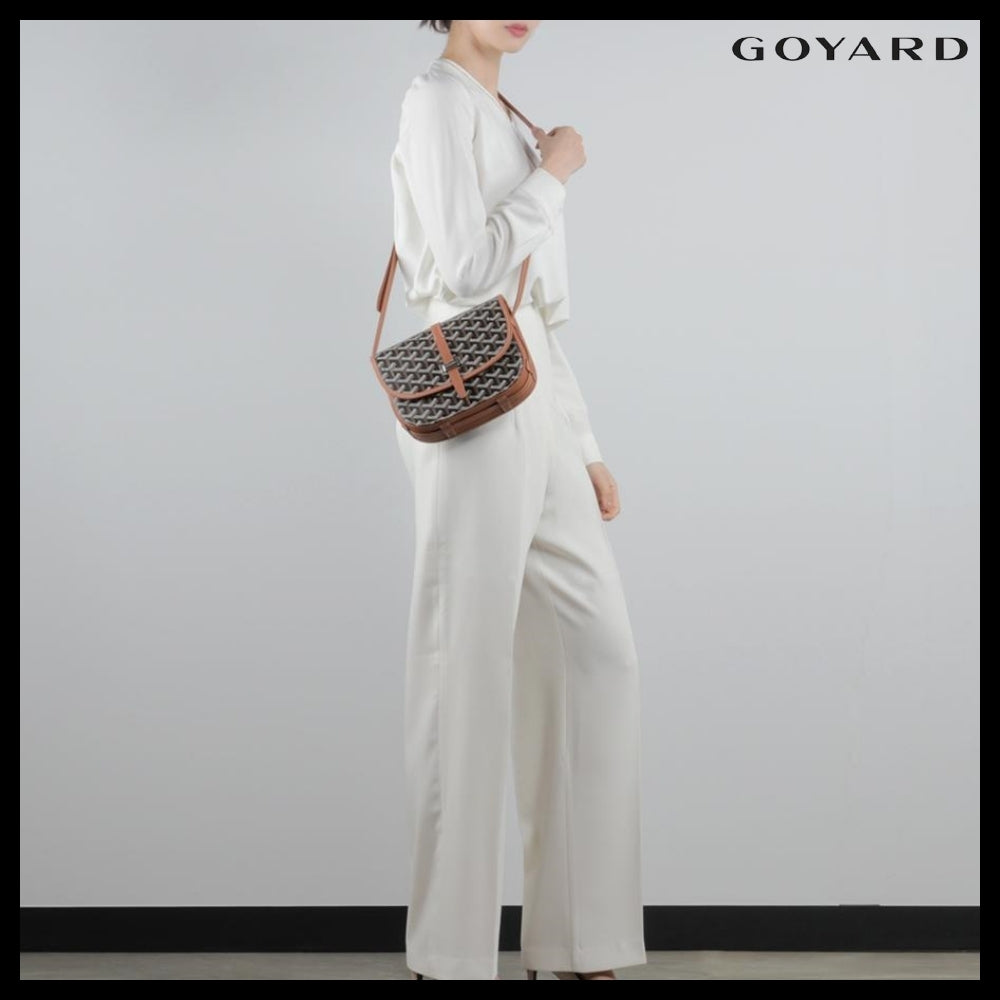 ◆韓国百貨店仕入 GOYARD◆BELVEDERE PM CROSSBODY BAG BLACK