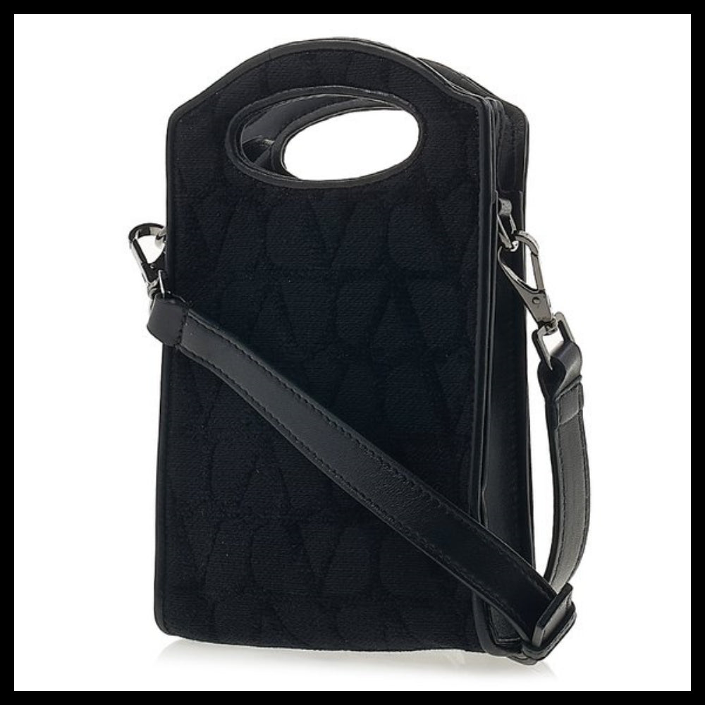 【VALENTINO】Men's Toile Iconography Phone Crossbody Bag