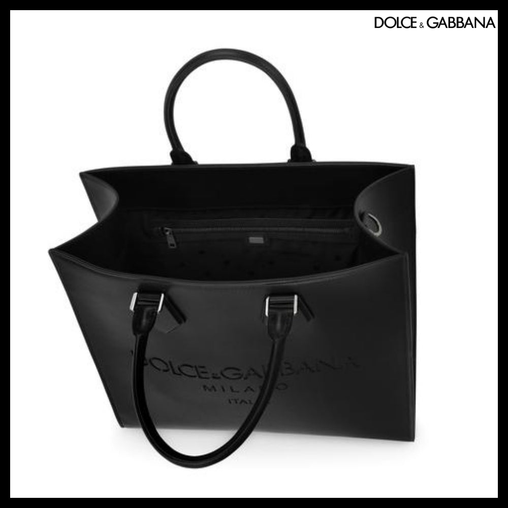 【Dolce&Gabbana】LARGE CALFSKIN SHOPPER LOGO
