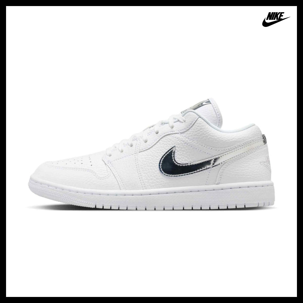 【NIKE】Air Jordan 1 Low SE W White Metallic Silver White