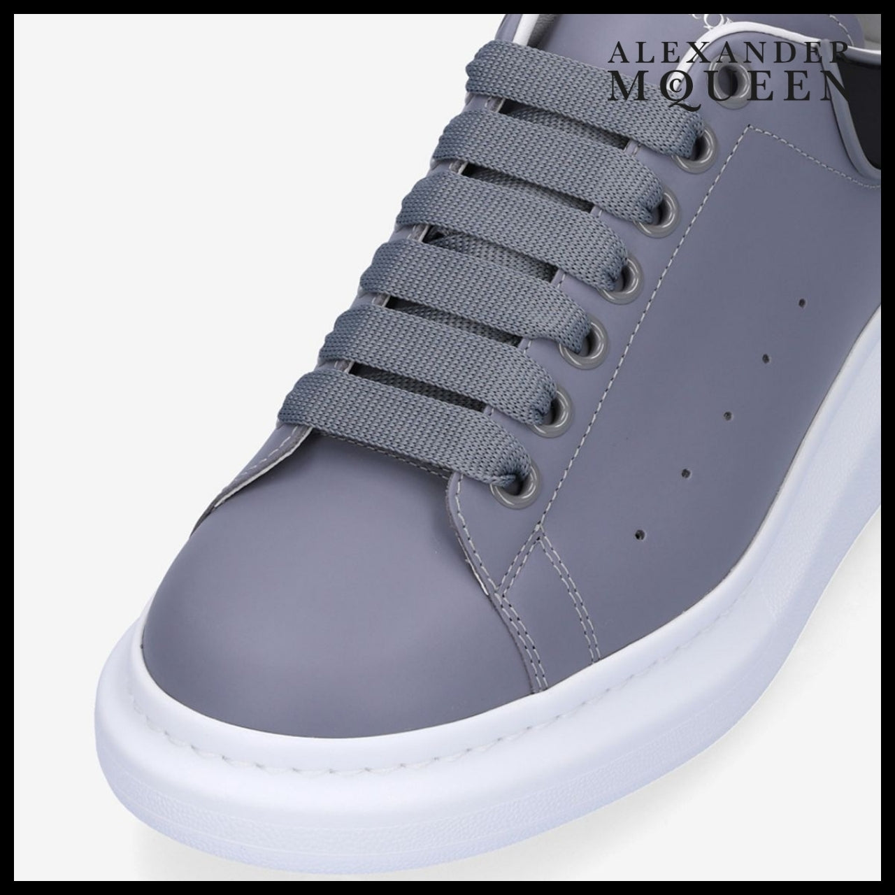 【Alexander Mcqueen】Larry Oversized Sneaker Gun Grey