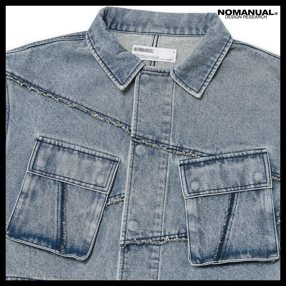 【NOMANUAL】R.C Denim BDU Jacket 2 Colors