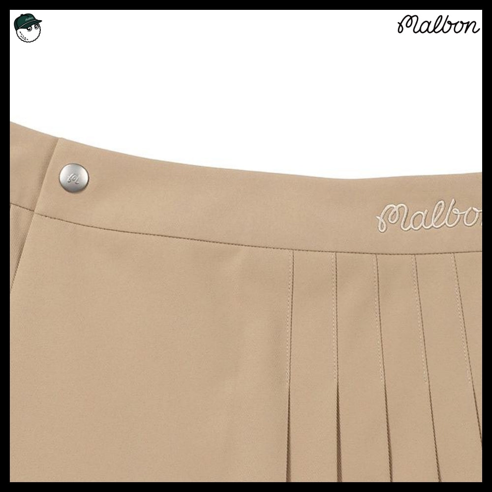 【Malbon Golf】Unbalanced Wrap Skirt WOMAN 3 Colors