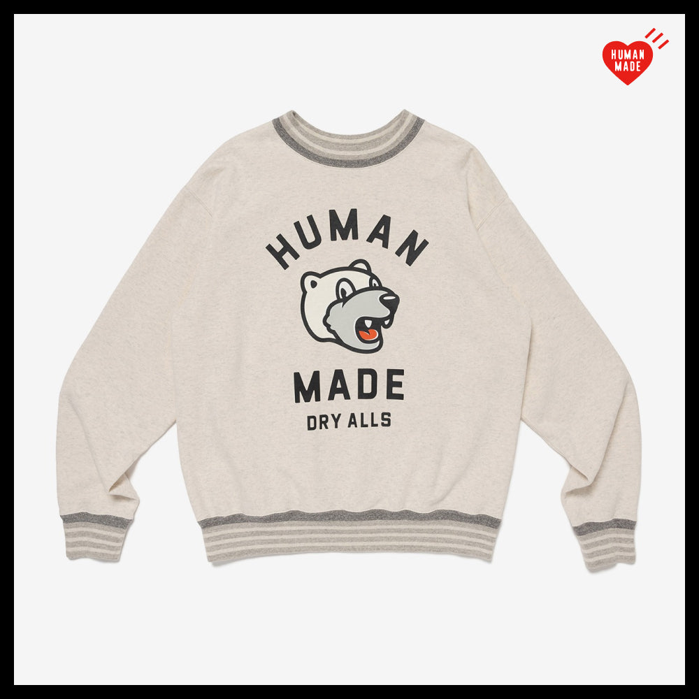 【HUMAN MADE】STRIPED RIB SWEATSHIRT 2 Colors