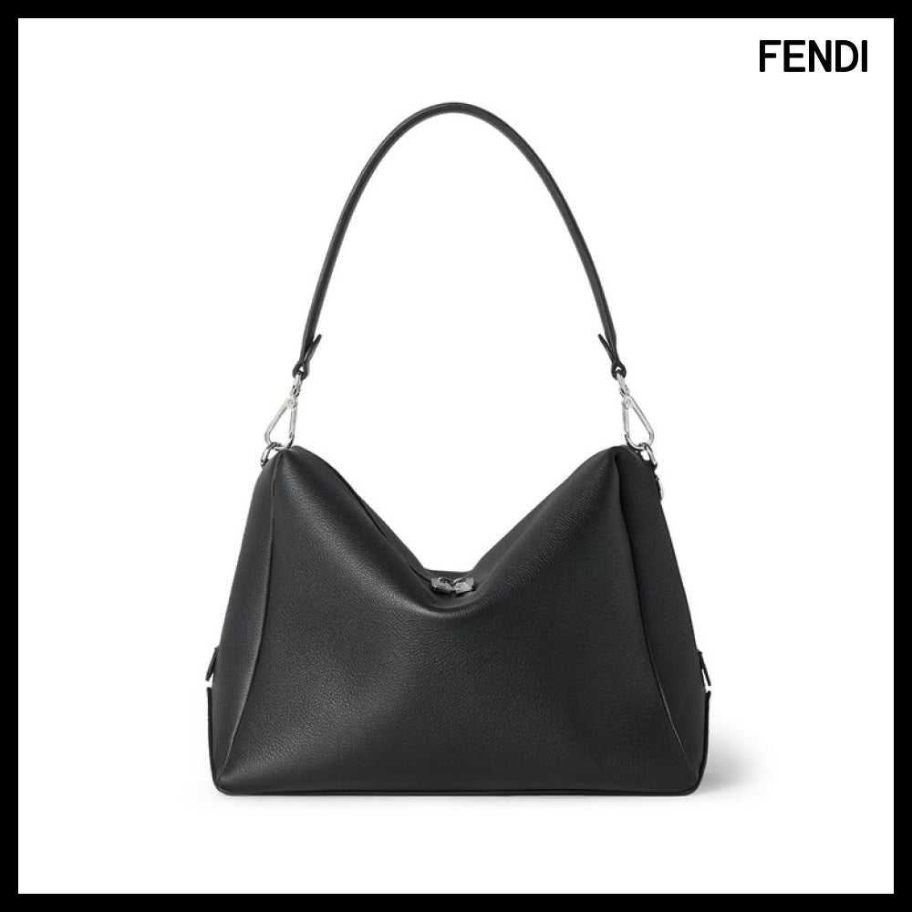 【FENDI】Louis Large Black Crossbody Bag