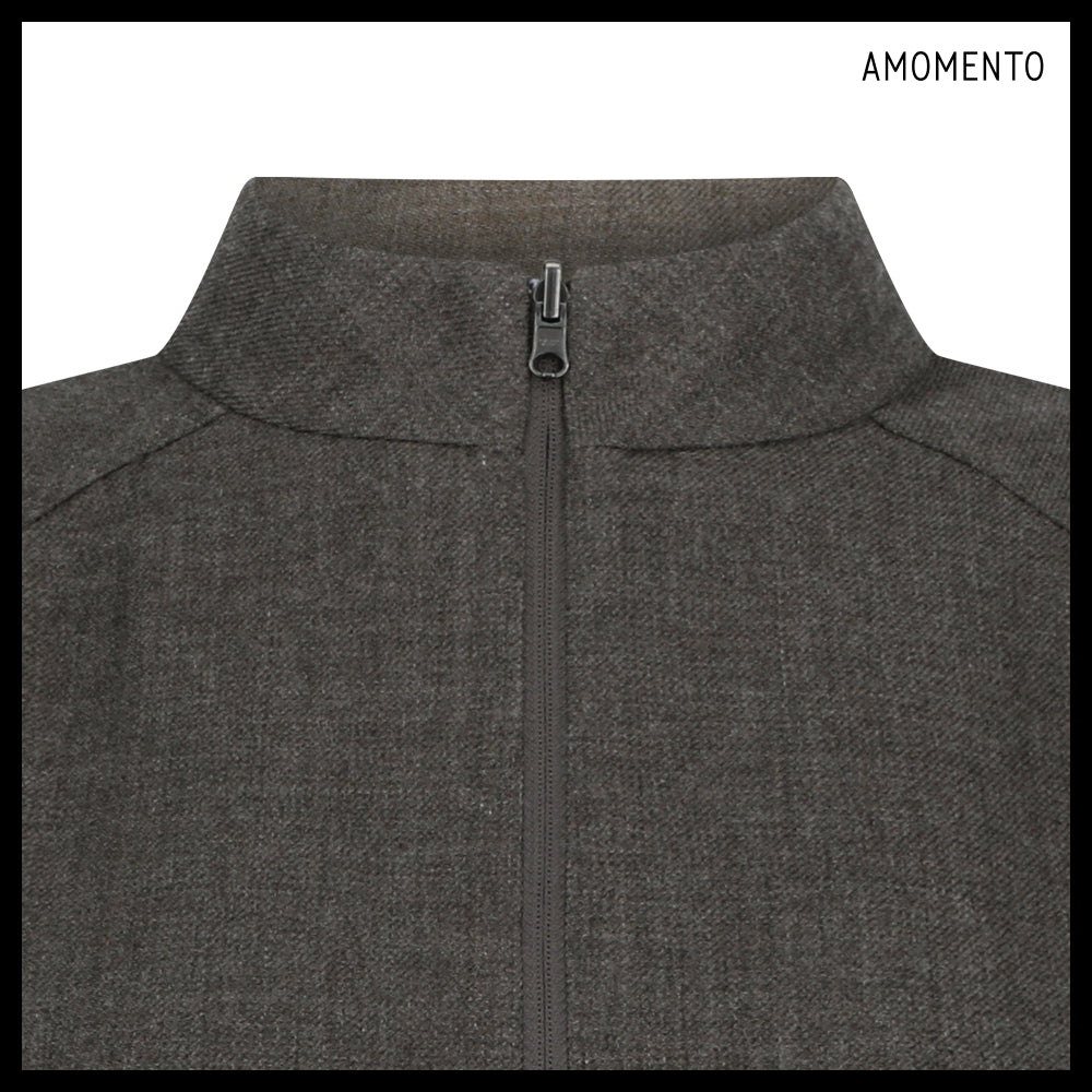 【AMOMENTO】Handmade Raglan Crop Jacket