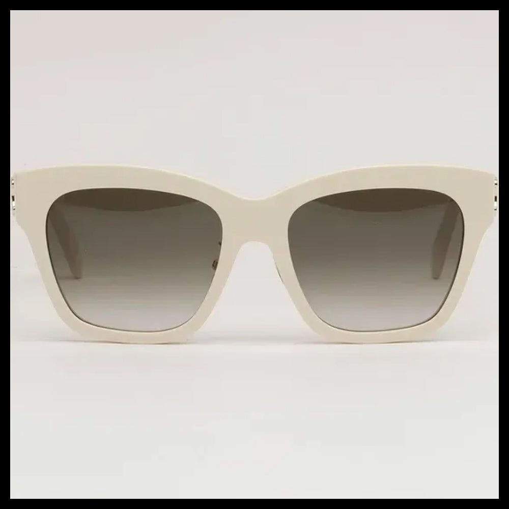 【CELINE】Butterfly Ivory Horn-Rimmed Sunglasses