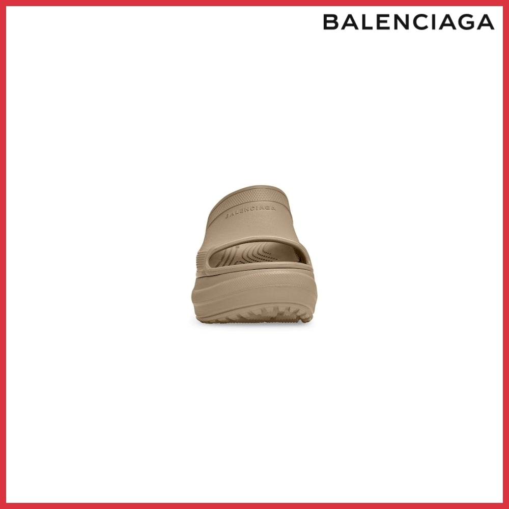 【Balenciaga】Pool Crocs Slide Sandal Beige