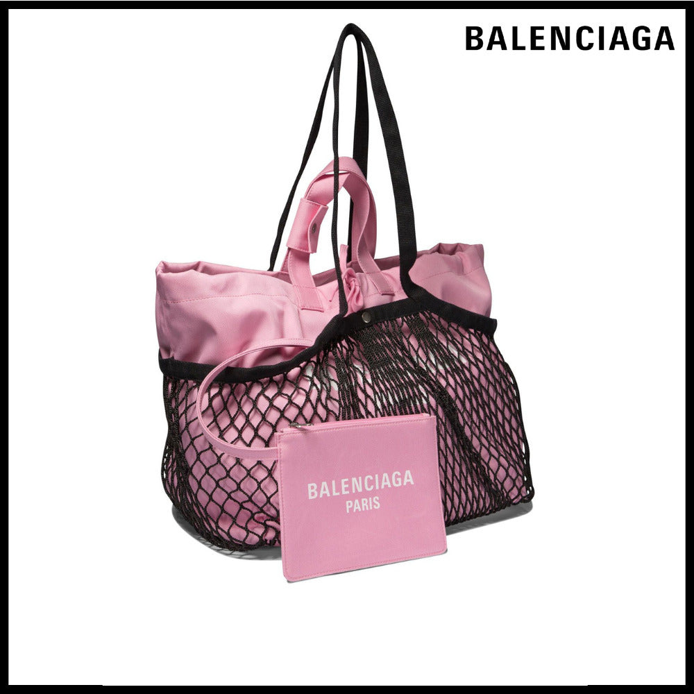 【BALENCIAGA】24/7 Medium Tote Bag Pink Black