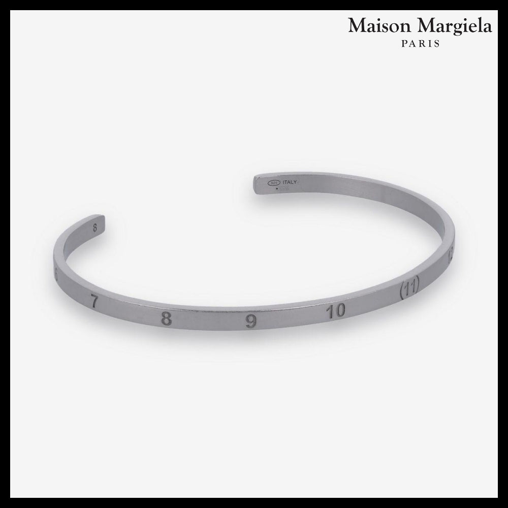 【Maison Margiela】ナンバーロゴ ミディアム 4MM ブレスレット