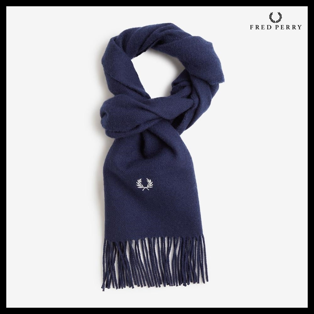 【FRED PERRY】Lambswool Scarf 4 Colors