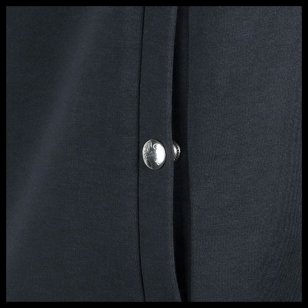 【MONCLER】Logo Patch Stripe Zip Up Jacket Navy