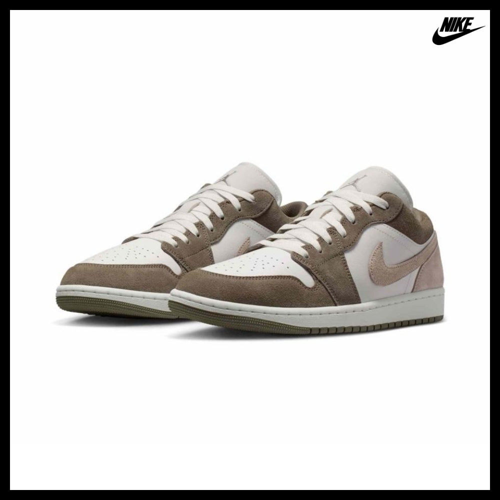 【Nike】AIR JORDAN 1 LOW OLIVE GRAY SUMMIT WHITE PALE IVORY