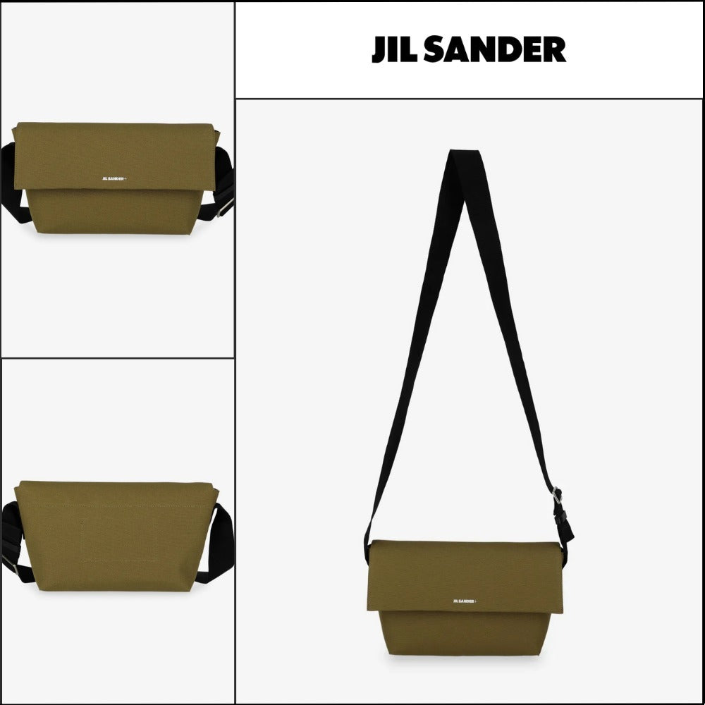 【Jil Sander】Small Utility Crossbody Bag Olive Yellow Pearl
