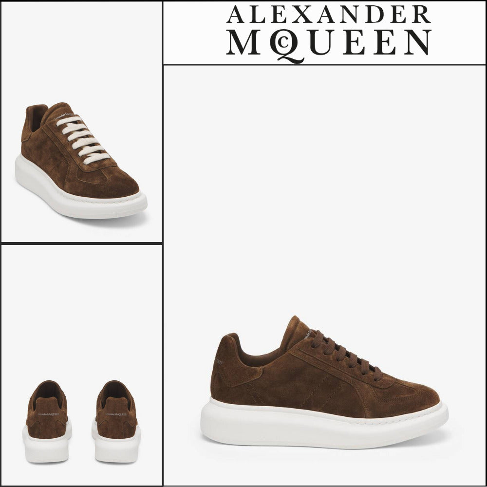 【Alexander Mcqueen】Oversized Sneaker Suede Brown