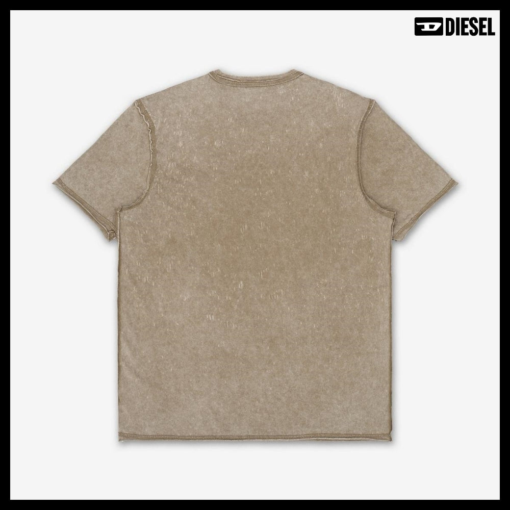 【DIESEL】T-Raw Just-V1 Short Sleeve T-Shirt - Oak