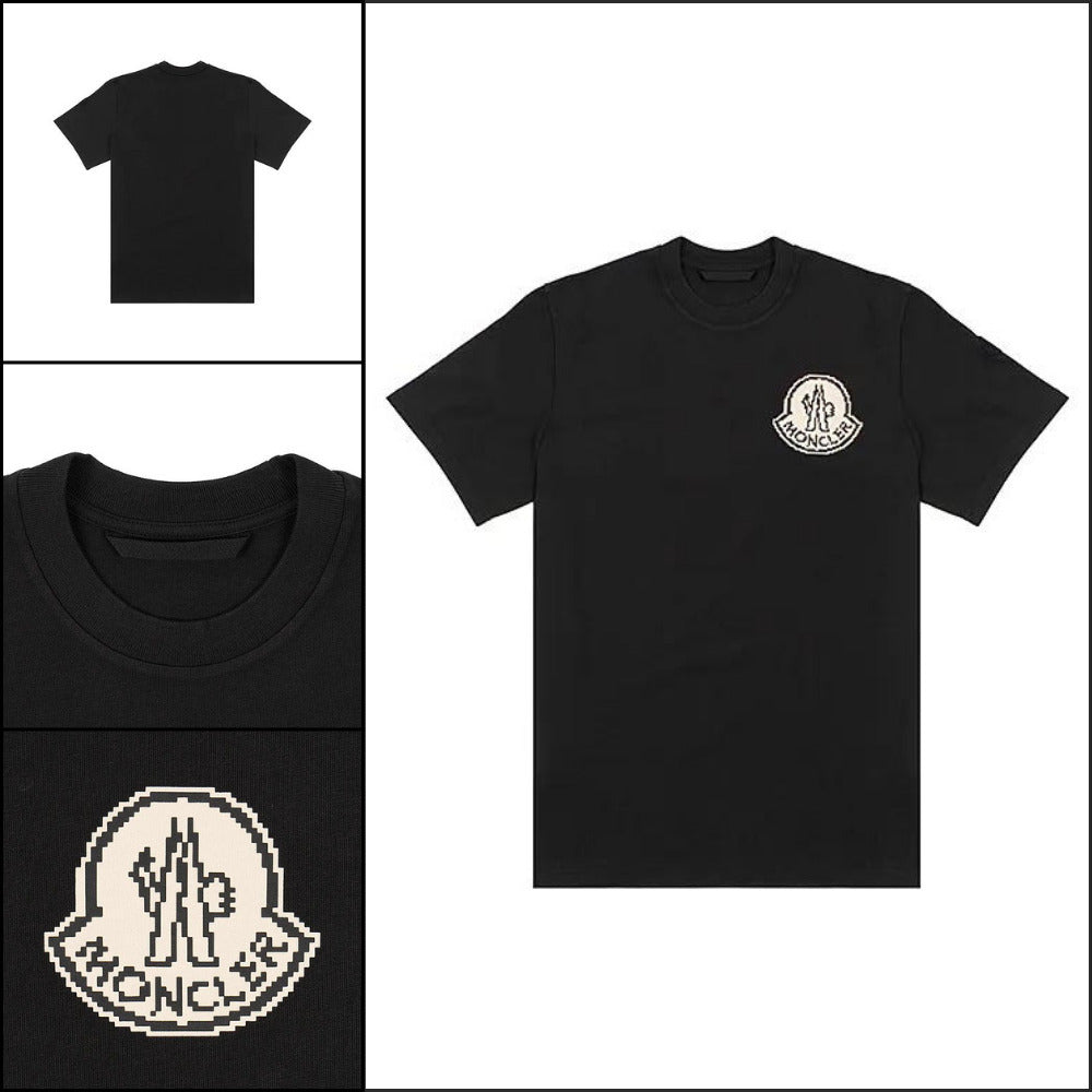 【MONCLER】Logo Men Short Sleeve T Shirt